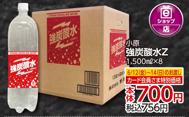 【6/12(金)～6/14(日)お渡し】強炭酸水Z