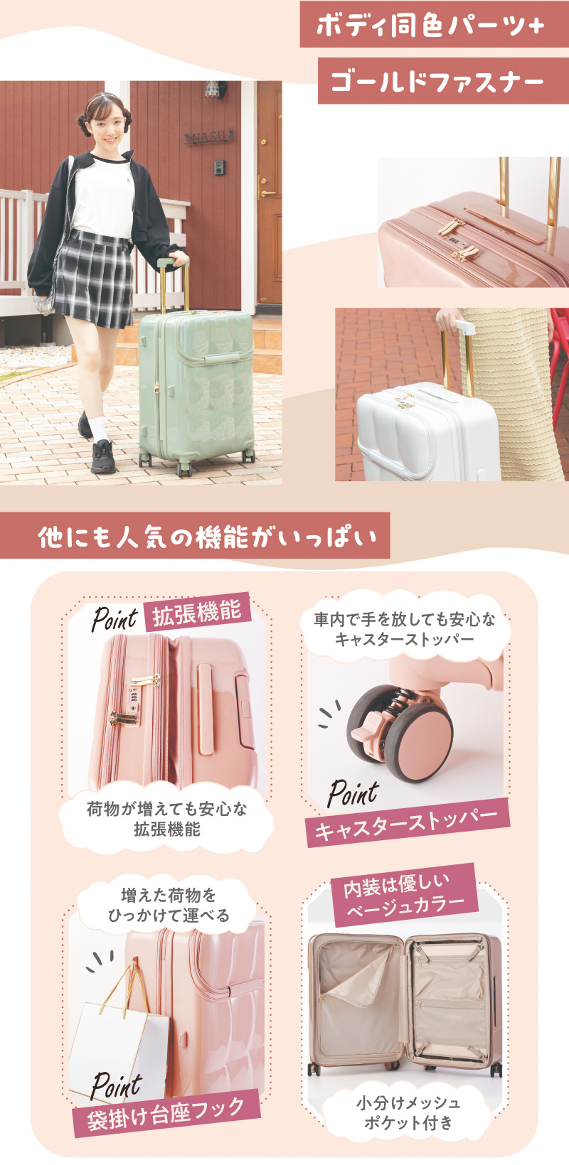 秋のトラベルキャリー
