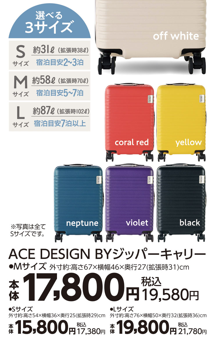 ACE × イオン北海道 コラボジッパーキャリー