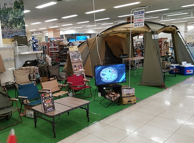 イオン岩見沢店区画外観