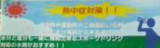 熱中症対策にマイボトルがおすすめ♪