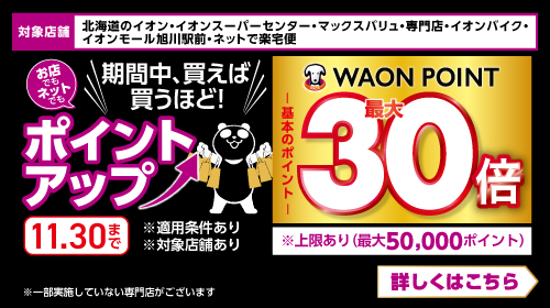 ポイントアップキャンペーン