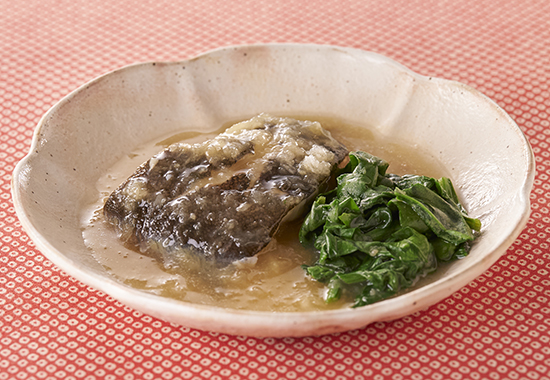 真かれいのおろし煮