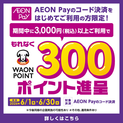 イオンペイはじめてCP(6/1~6/30)