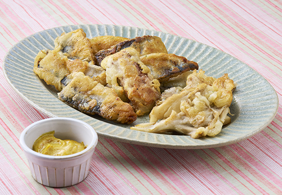 さんまのフリット カレーマヨ添え