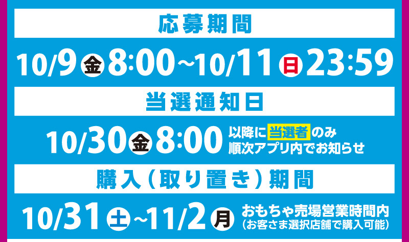 トレーディングカード抽選販売