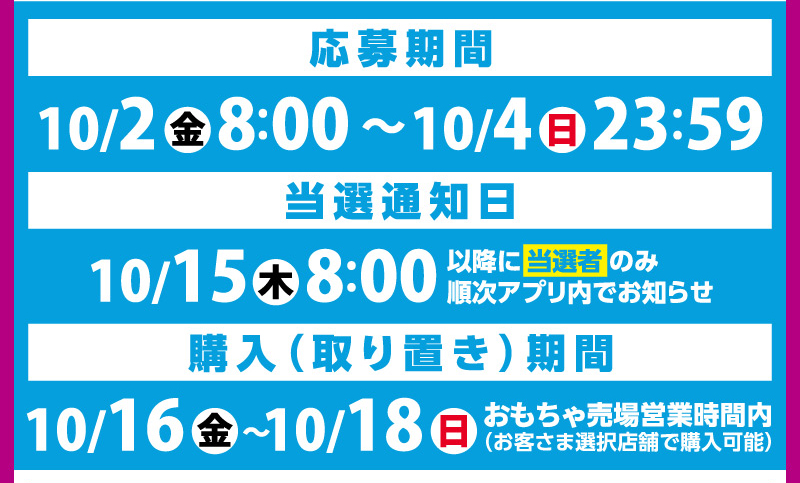 トレーディングカード抽選販売