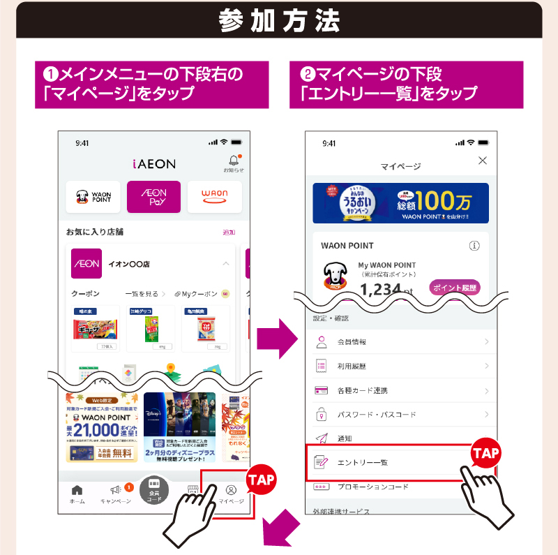 iAEON サントリーフーズエントリー企画