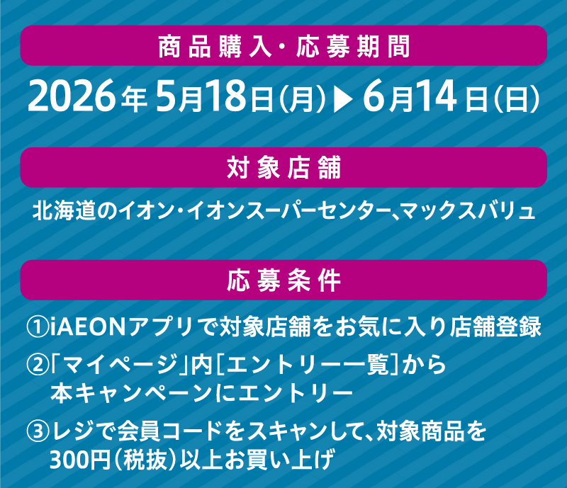 iAEON サントリーマストバイ企画