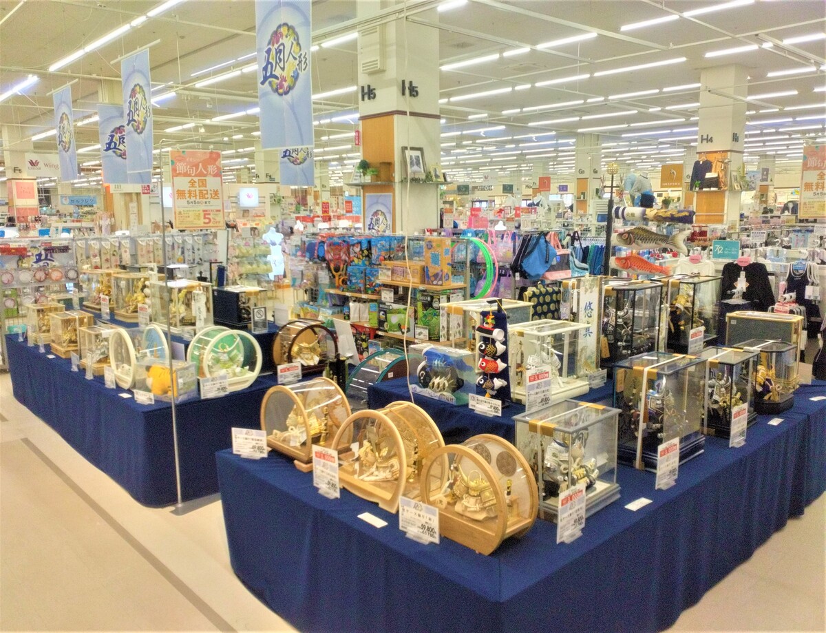 🎏「五月人形」展示即売会開催