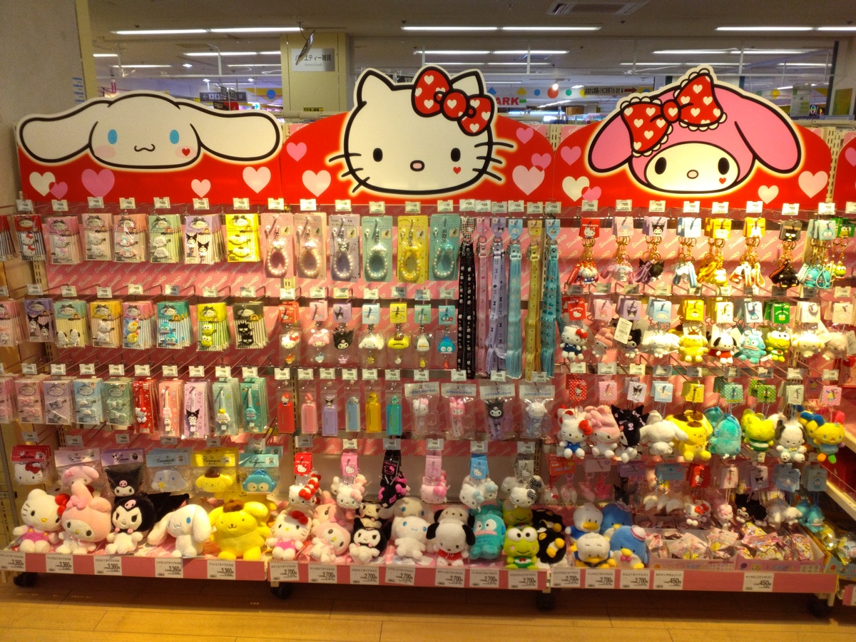 見ているだけで笑顔になれる、サンリオコーナーできました。